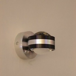 Appliques murales double face en aluminium pour escaliers, style moderne et contemporain, en métal