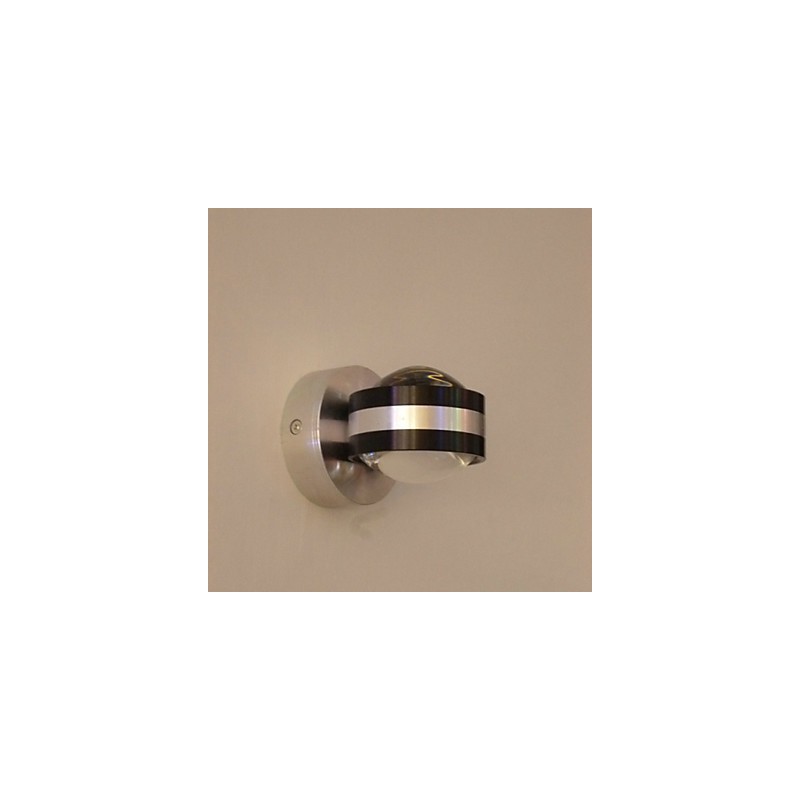 Appliques murales double face en aluminium pour escaliers, style moderne et contemporain, en métal