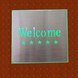 Lampe de bienvenue pour hôtel, modèle de bar créatif, applique murale en métal