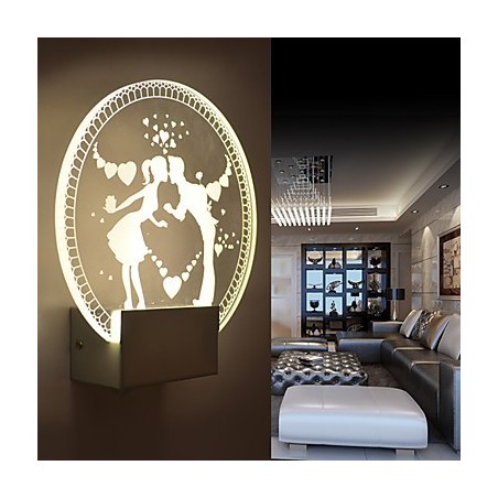 Applique murale en acrylique, lampe en PVC, lumière moderne contemporaine en métal Applique murale en acrylique, lampe en PVC, lumière moderne contemporaine en métal