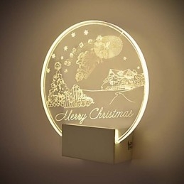 Applique murale en acrylique, lampe en PVC, lumière moderne contemporaine en métal