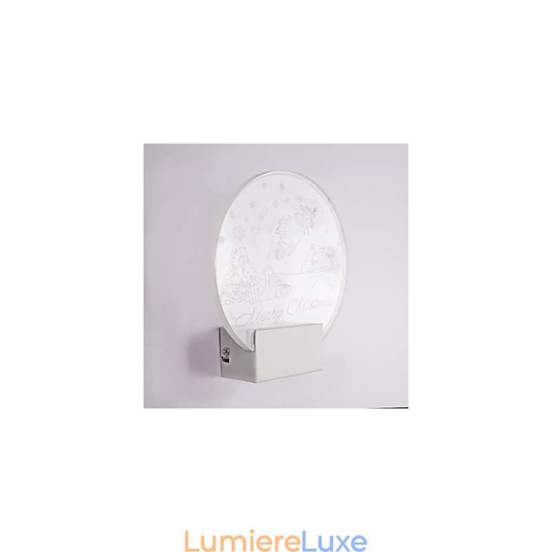 Applique murale en acrylique, lampe en PVC, lumière moderne contemporaine en métal