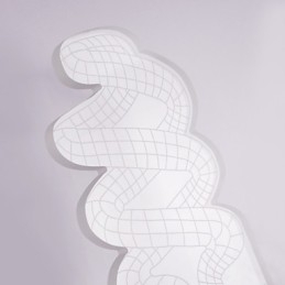 Applique murale en acrylique, lampe en PVC, puce lumineuse, moderne, contemporaine, en métal