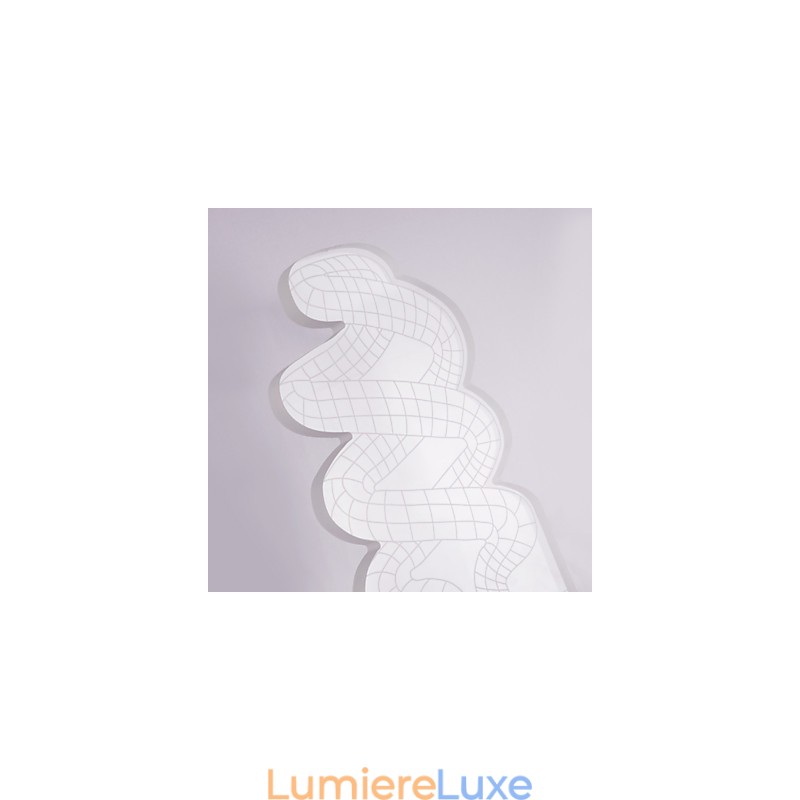 Applique murale en acrylique, lampe en PVC, puce lumineuse, moderne, contemporaine, en métal
