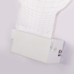Applique murale en acrylique, lampe en PVC, puce lumineuse, moderne, contemporaine, en métal