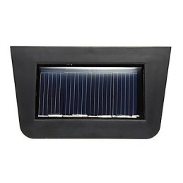 Lampe de terrasse murale solaire jaune chaud à 2 lanternes