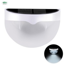 Lampe solaire étanche IP55 blanche et noire