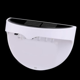 Lampe solaire étanche IP55 blanche et noire