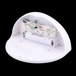Lampe solaire étanche IP55 blanche et noire