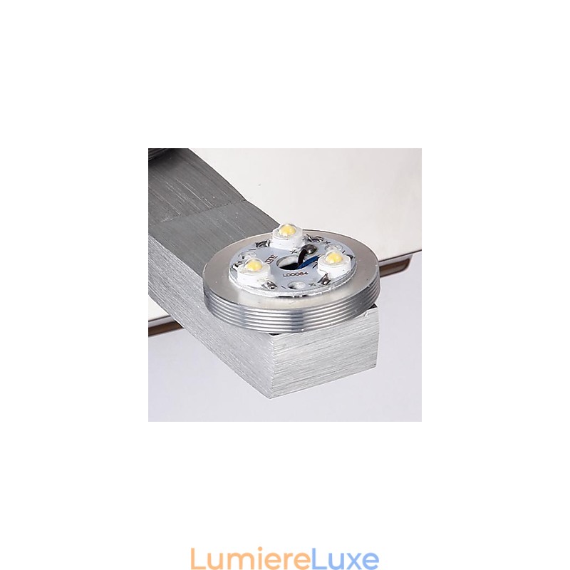 Mini applique murale artistique 1 lumière en acier inoxydable plaqué