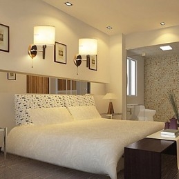 Applique murale élégante en métal et tissu avec 1 lumière en forme de cylindre blanc