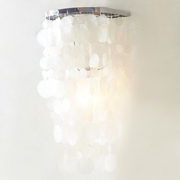 Applique murale élégante à 1 lumière en blanc chaud