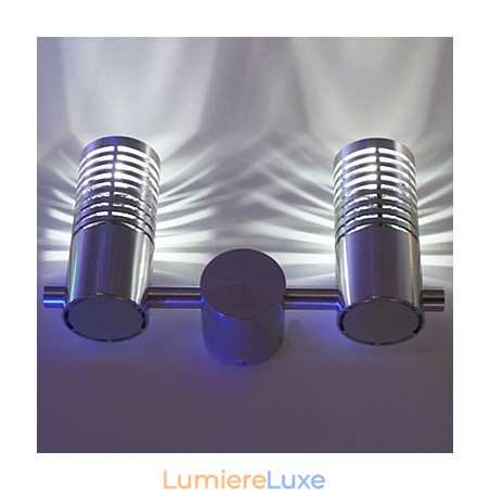 Applique murale moderne avec diffusion de lumière, 2 cylindres, couche barrière, rayon de lumière Applique murale moderne avec diffusion de lumière, 2 cylindres, couche barrière, rayon de lumière