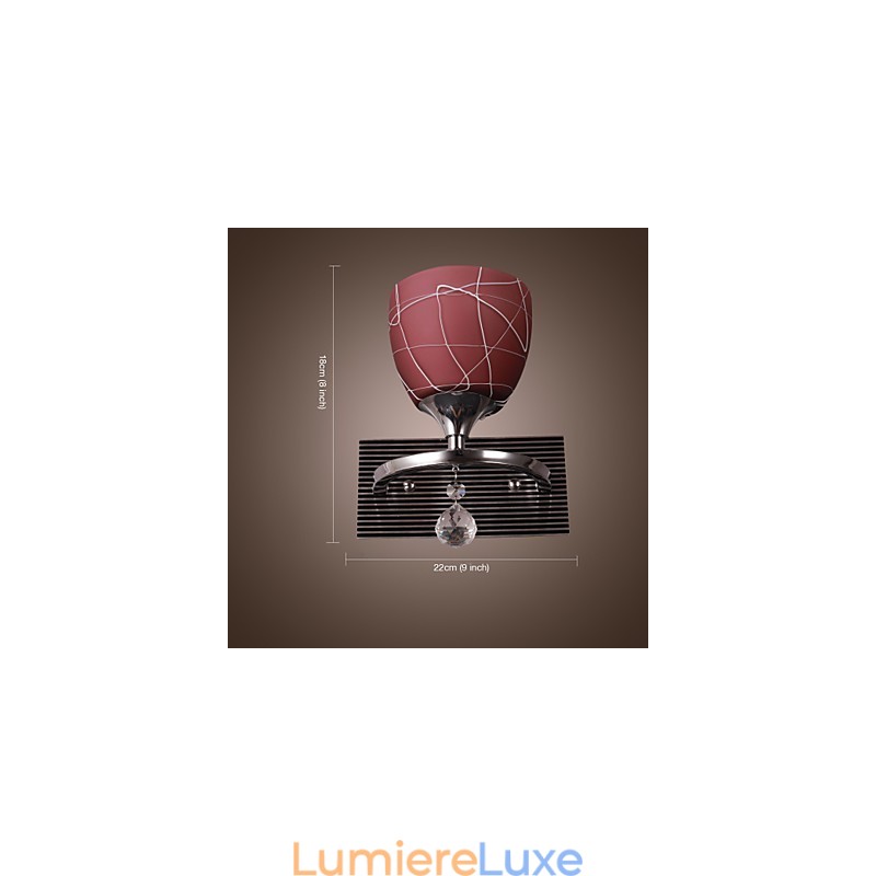 Applique murale haut de gamme à 1 lumière