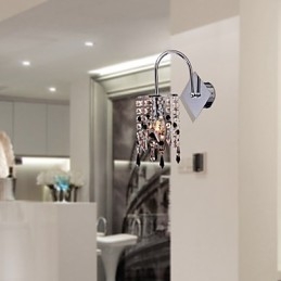 Applique murale avec élégante goutte de cristal