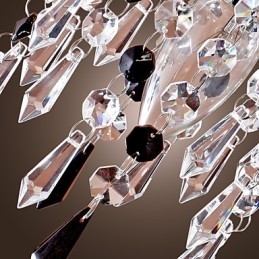 Applique murale avec élégante goutte de cristal