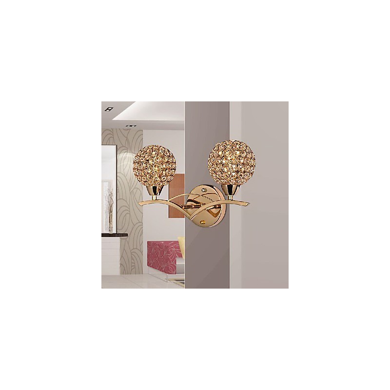 Applique murale moderne et chic à 2 lumières