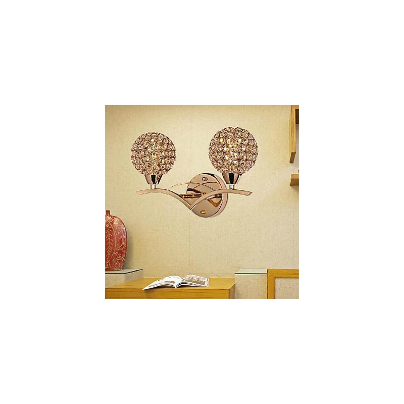 Applique murale moderne et chic à 2 lumières