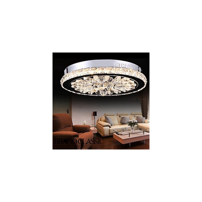 Plafonnier en cristal moderne et contemporain pour salon, salle à manger, enfants, métal