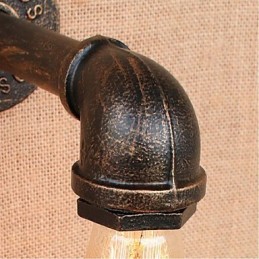 Applique murale décorative nostalgique en forme de pipe à eau simple