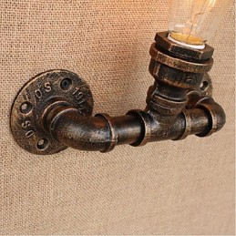 Applique murale décorative nostalgique en forme de pipe à eau simple