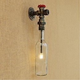 Applique murale rustique en bronze pour éclairage d'ambiance