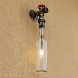 Applique murale rustique en bronze pour éclairage d'ambiance