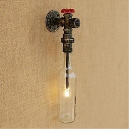 Applique murale rustique en bronze pour éclairage d'ambiance