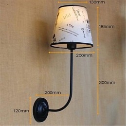 Finition en oxyde noir moderne et contemporain pour ampoule à bras pivotant