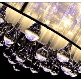 Plafonnier romantique en cristal K9