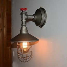 Nouvelle lampe murale rétro loft vintage industrielle Edison, luminaire suspendu