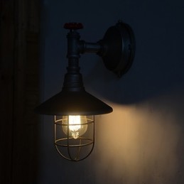 Nouvelle lampe murale rétro loft vintage industrielle Edison, luminaire suspendu