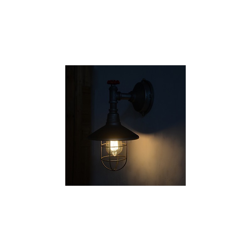 Nouvelle lampe murale rétro loft vintage industrielle Edison, luminaire suspendu