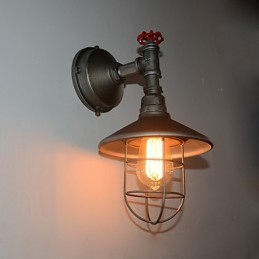 Nouvelle lampe murale rétro loft vintage industrielle Edison, luminaire suspendu