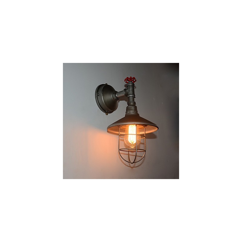 Nouvelle lampe murale rétro loft vintage industrielle Edison, luminaire suspendu