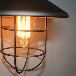 Nouvelle lampe murale rétro loft vintage industrielle Edison, luminaire suspendu