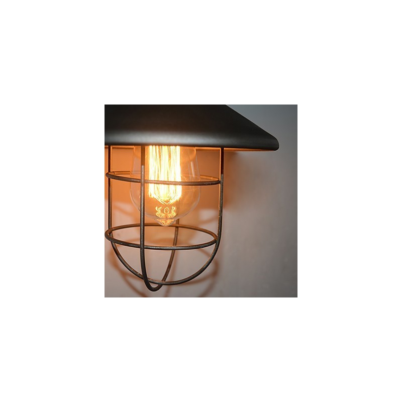 Nouvelle lampe murale rétro loft vintage industrielle Edison, luminaire suspendu