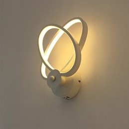 Fonction de peinture contemporaine moderne intégrée pour appliques murales à lumière ambiante