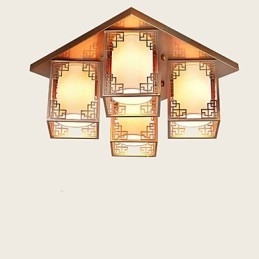 Un éclairage d'ambiance de plafond en fer de style chinois