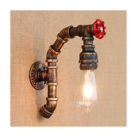 Applique murale rustique en laiton antique pour éclairage d'ambiance Applique murale rustique en laiton antique pour éclairage d'ambiance