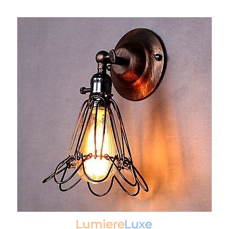 Applique murale moderne contemporaine traditionnelle classique de style campagnard galvanisée pour lumière ambiante Applique murale moderne contemporaine traditionnelle classique de style campagnard galvanisée pour lumière ambiante