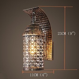 Applique murale style mini style rustique avec peinture de style lodge