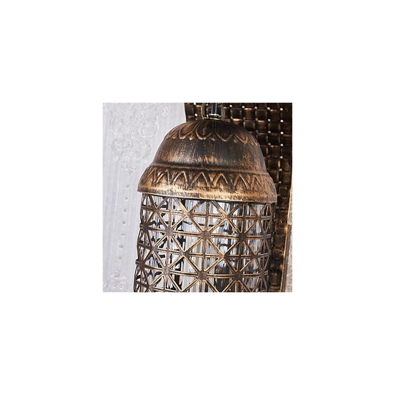 Applique murale style mini style rustique avec peinture de style lodge