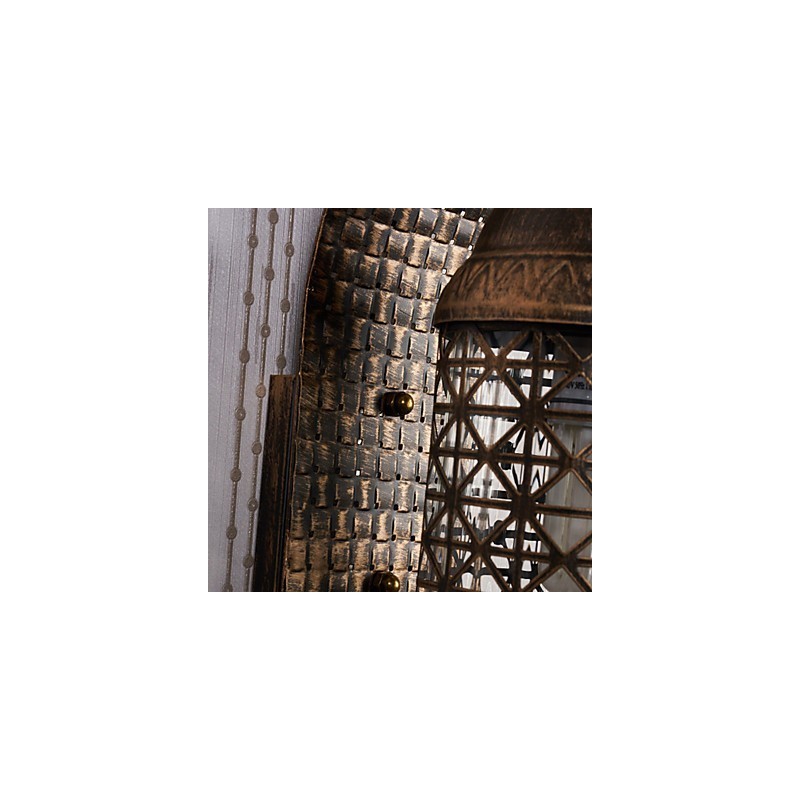 Applique murale style mini style rustique avec peinture de style lodge