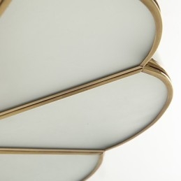 Plafonnier en métal et laiton, style traditionnel, style rustique classique