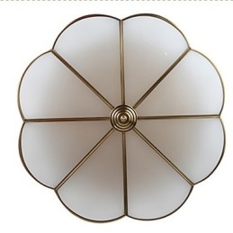 Plafonnier en métal et laiton, style traditionnel, style rustique classique