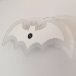 Applique murale moderne en acrylique en forme de chauve-souris, lampe de chevet, applique murale, éclairage de couloir