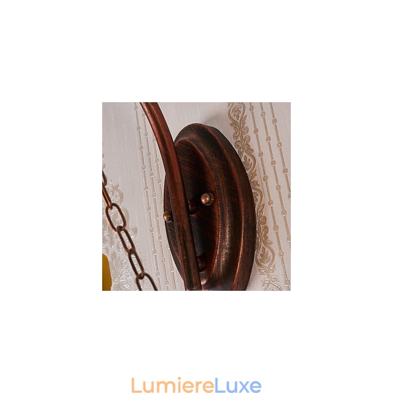 Applique murale style mini style rustique avec peinture de style lodge