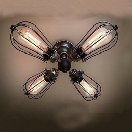 Plafonnier en métal style mini vintage