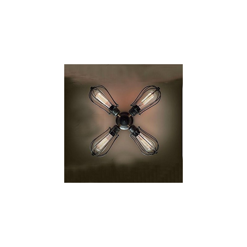 Plafonnier en métal style mini vintage